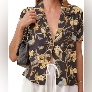 Reformation Cuba Top Aviary sz M